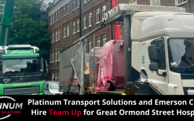 Delivering Excellence: Platinum Transport Solutions and Emerson Crane Hire Team Up for Great Ormond Street Hospital